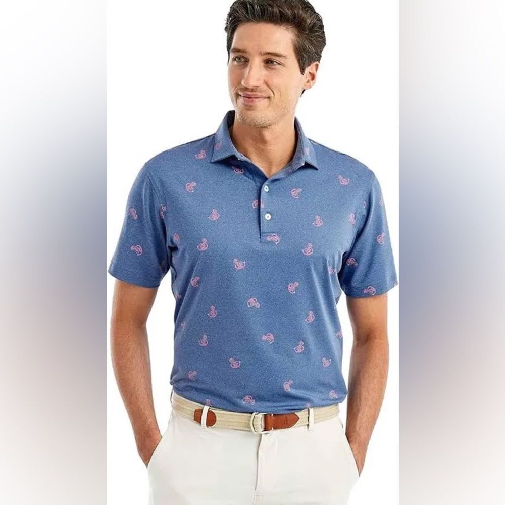Johnnie O Yellowstone Club Flamingo Golf Polo